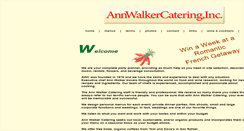 Desktop Screenshot of annwalkercatering.com
